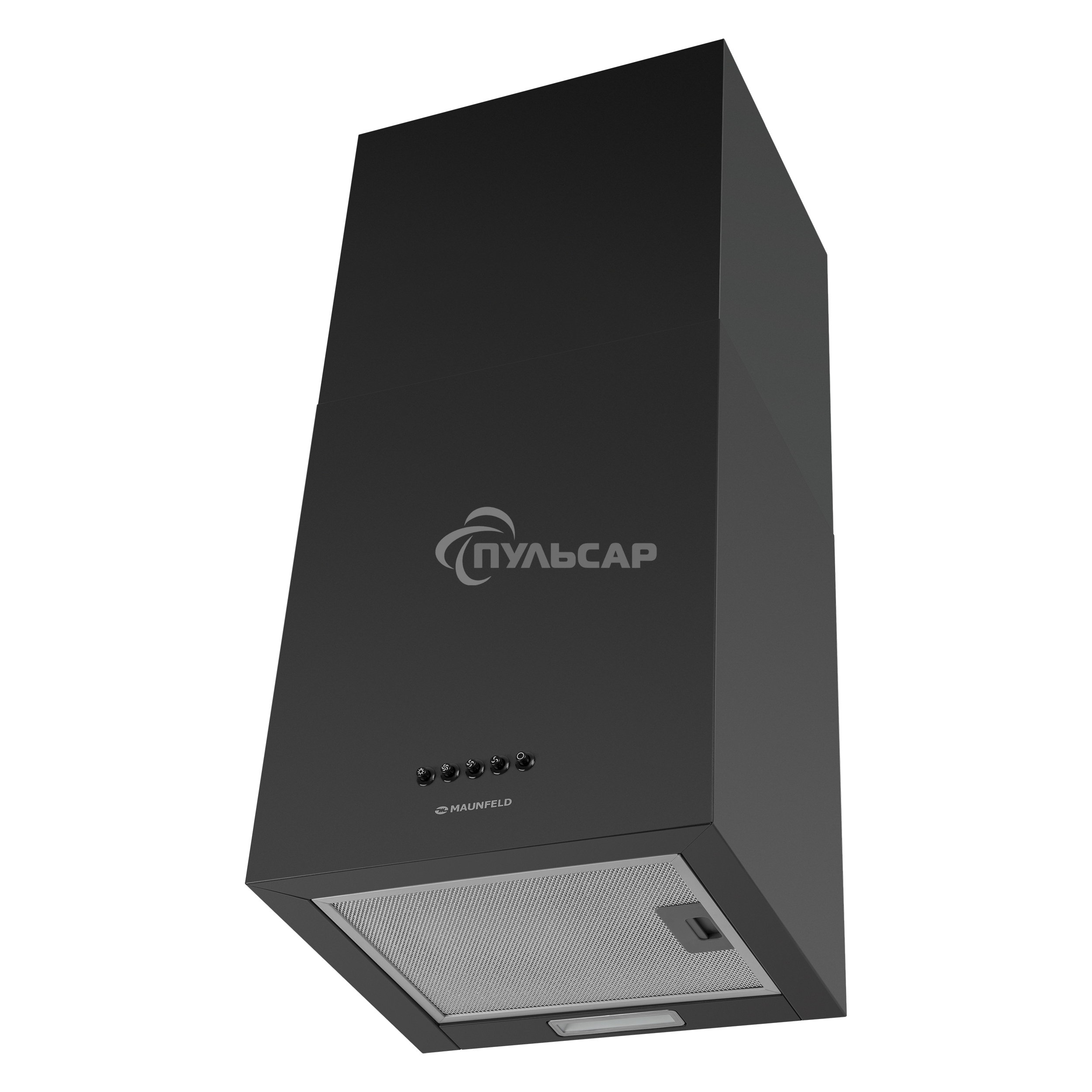 Вытяжка пристенная островная Maunfeld Box Push 40 черный, 40 см, 1000 куб. м/ч, 60 дБ