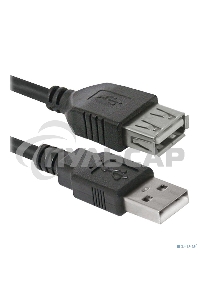 Кабель USB Defender USB02-10 USB2.0 AM-AF, 3.0м