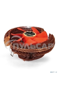 Кулер для процессора ExeGate EE90-Cu бронзовый, 90 мм, алюминий/медь, 2200 об/мин, 22 дБ, 3 pin, 80 Вт, 58 мм