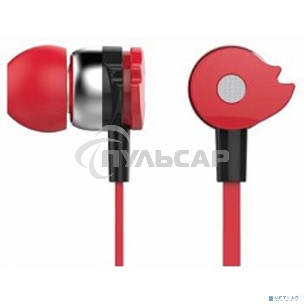 Наушники Oklick HS-S-210 1.1м красный