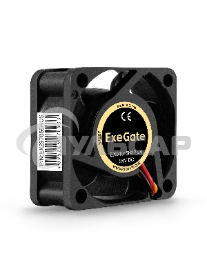 Вентилятор для корпуса ExeGate EX04015B3P-24 черный, 40 мм, 7800 об/мин, 33.1 дБ, 3 pin