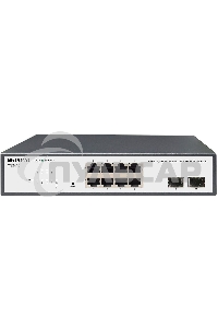 Настраиваемый L2 коммутатор 8x1000Base-T, 2x1000Base-X SFP, комплект для установки в 19