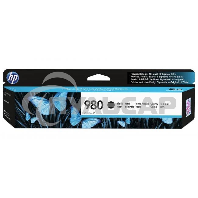 Картридж струйный HP D8J10A черный для HP OJ Ent X585/X555 (10000стр.)