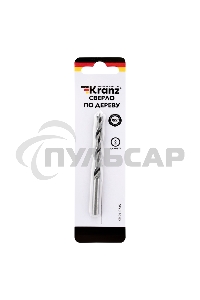Сверло по дереву KRANZ 6х90 мм, цилиндрический хвостовик