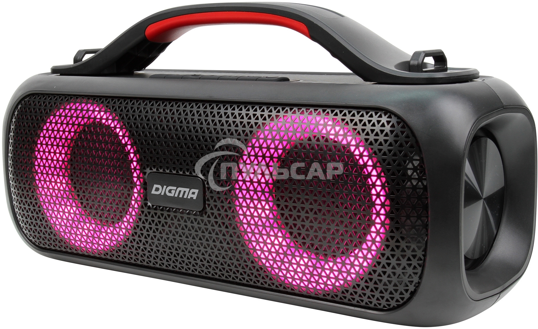 Колонка портатитвная Digma D-PS1531 черный/черный 40W 2.0 BT 10м 3000mAh (SP1531B)