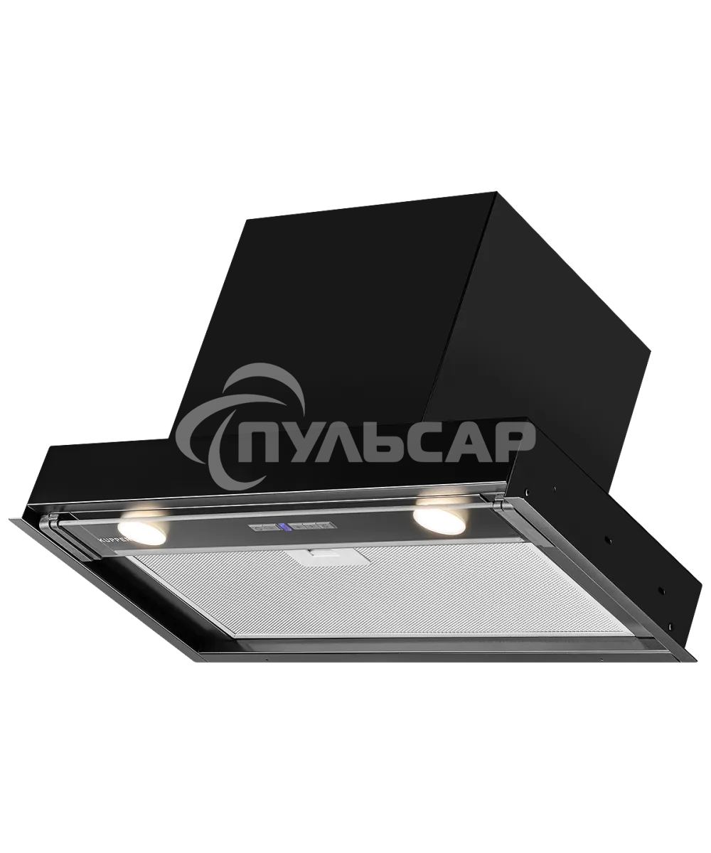 Вытяжка встраиваемая Kuppersberg Nancy S 60 черный, 60 см, 850 куб. м/ч, 42 дБ