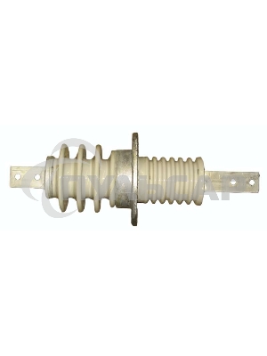 Изолятор проходной ИПУ-10/630-7.5 УХЛ1 (овал. фланец) Электрофарфор 00-00000157