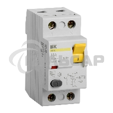 Выключатель дифференциального тока (УЗО) 2п 16А 30мА тип AC ВД1-63 ИЭК MDV10-2-016-030