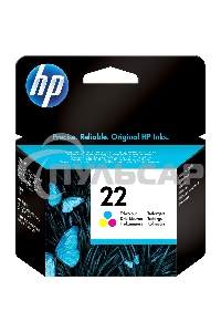 Картридж струйный HP 22 C9352AE многоцветный для HP DJ 3920/3940/PSC 1410 (165стр.)