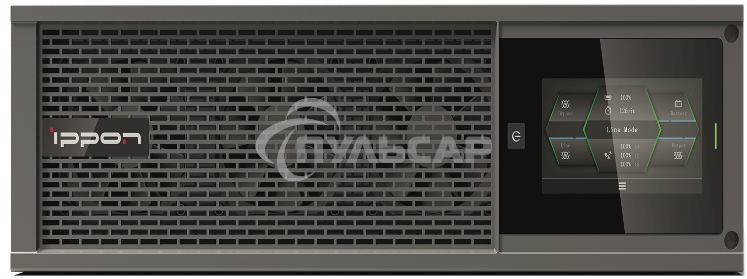 Источник бесперебойного питания Ippon Innova Unity RT 3-3 20K 20000Вт 20000ВА черный