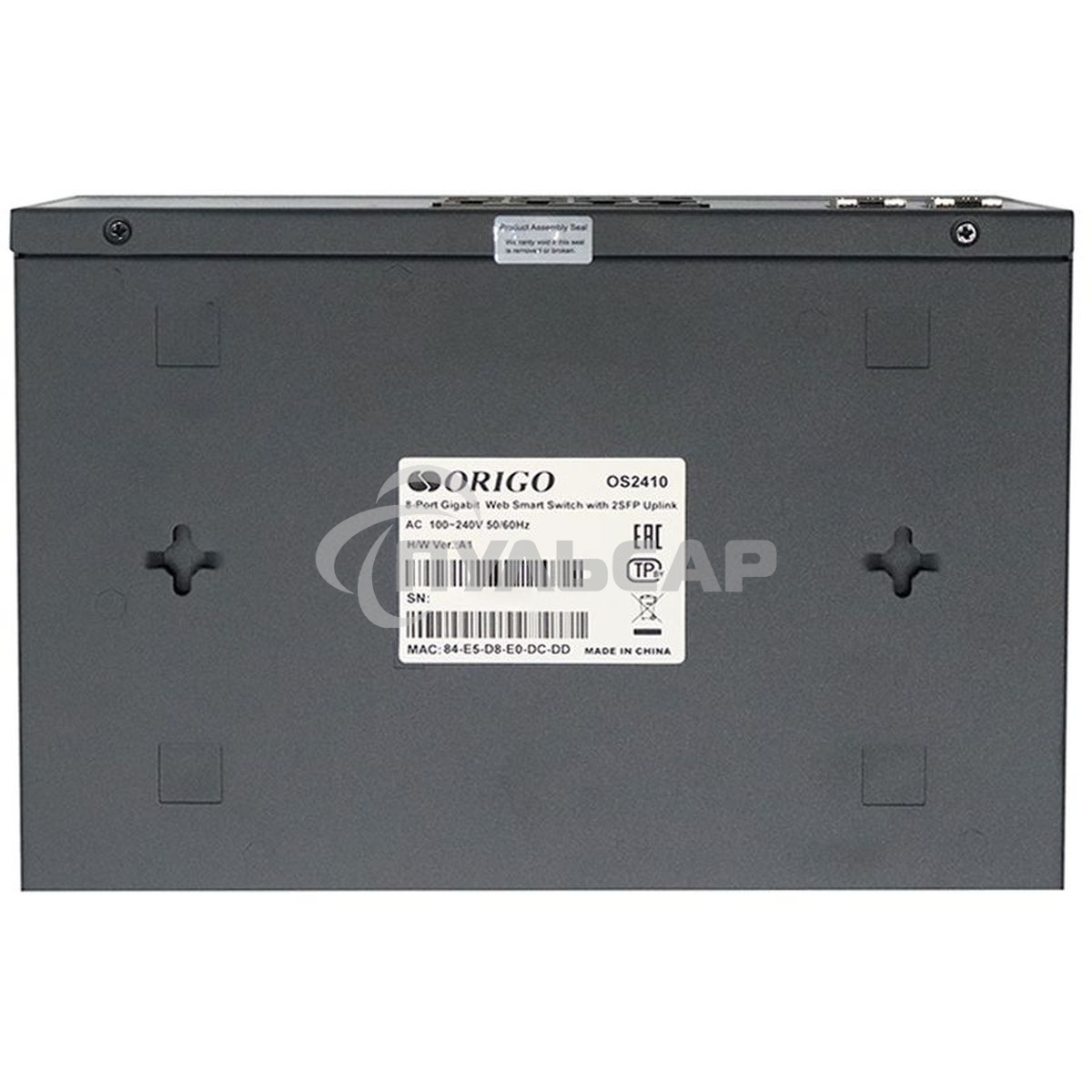 Настраиваемый L2 коммутатор 8x1000Base-T, 2x1000Base-X SFP, комплект для установки в 19