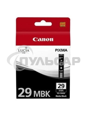 Картридж струйный Canon PGI-29MBK (4868B001) черный (36 мл) для Canon Pixma Pro 1