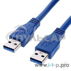 Кабель Gembird/Cablexpert Pro CCP-USB3-AMAM-6, AM/AM, 1.8м, экран, синий