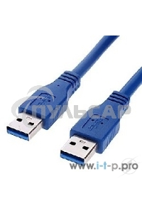 Кабель Gembird/Cablexpert Pro CCP-USB3-AMAM-6, AM/AM, 1.8м, экран, синий
