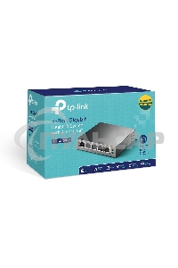 Коммутатор TP-Link SMBTL-SG1005P 5-портовый гигабитный настольный коммутатор с 4 портами PoE SMB 56W