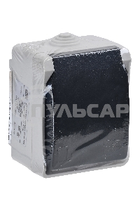 Розетка ИЭК Форс РСб20-3-ФСр1м с/з открытой установки