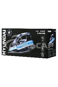 Утюг Hyundai H-SI01336 2800Вт черный/голубой