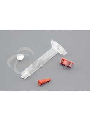 Промышленный шприц 3 мл с красной крышкой