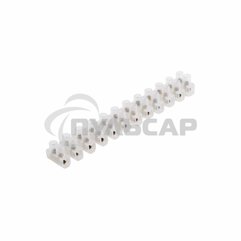 Клеммная колодка винтовая KВ-10 (4-10 мм²), ток 10 A, полиэтилен белый (ЗВИ) СМАРТКИП