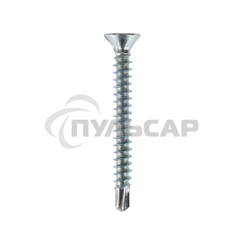 Саморез оконный KRANZ сверло, 3.9х35, белый цинк, упаковка поставщика ( 8 000 шт. )