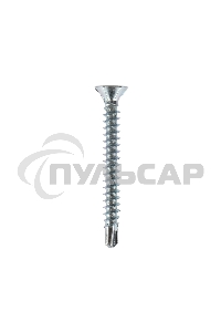 Саморез оконный KRANZ сверло, 3.9х35, белый цинк, упаковка поставщика ( 8 000 шт. )