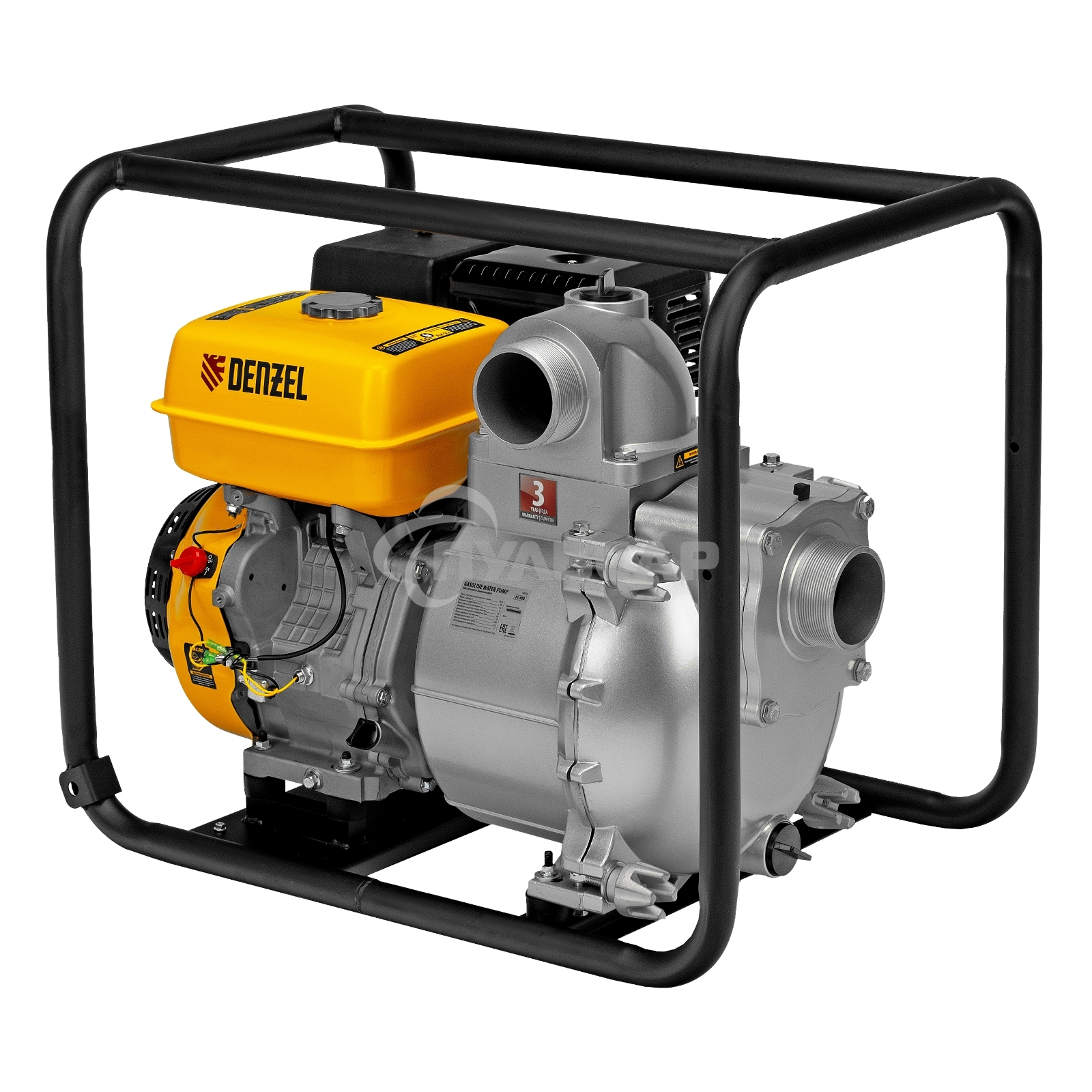 Мотопомпа бензиновая для грязной воды PX-80D, 15 л.с., 3