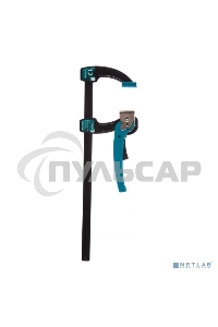 Струбцина реечная быстрозажимная,металлический корпус,рычажный храповый механизм,12