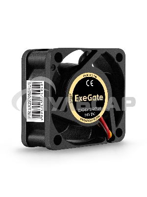 Вентилятор для корпуса ExeGate EX04015S3P-24 черный, 40 мм, 7500 об/мин, 32.6 дБ, 3 pin