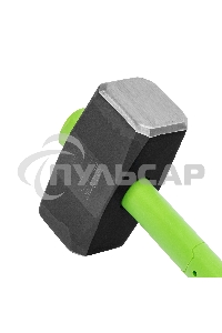 Кувалда, 9000 г, фибергласовая обрезиненная рукоятка Сибртех