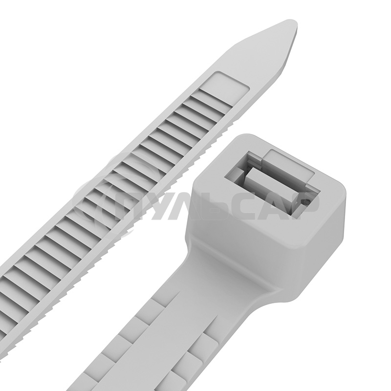 Хомут-стяжкa нейлоновая с тройным замком Rexant 300x4,8 мм, белая, упаковка 100 шт.