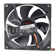 Вентилятор для корпуса Gembird 18655 черный, 92 мм, 2500 об/мин, 32.7 дБ, 4 pin