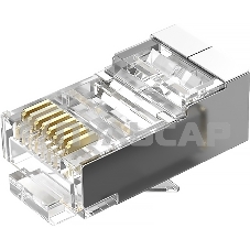 Коннектор Vention RJ45 (8p8c), FTP, cat. 6, под витую пару, экранированный (10шт.)