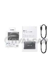 Внешний SSD Samsung T7, 1TB, USB 3.2 Gen 2 Type-C, R/W 1050/1000, серый