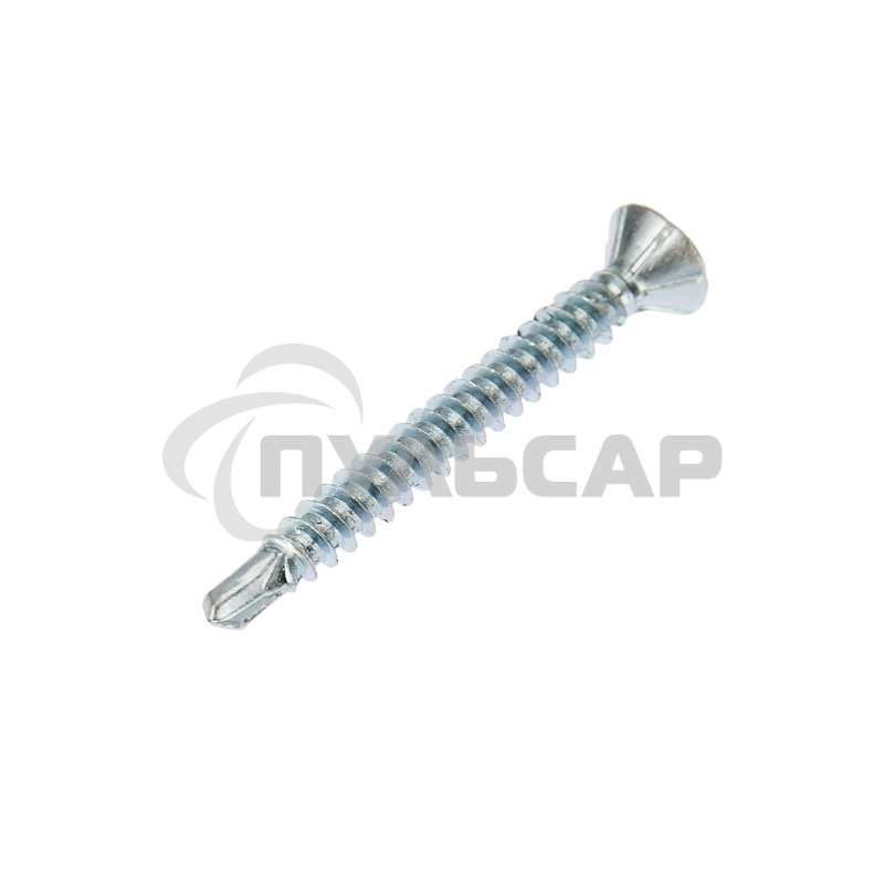 Саморез оконный KRANZ сверло, 3.9х35, белый цинк, упаковка поставщика ( 8 000 шт. )