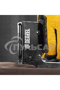 Степлер металл., скобы в комплекте, плавная регулировка удара, 2К рукоятка, тип 53, 4-14 мм Denzel