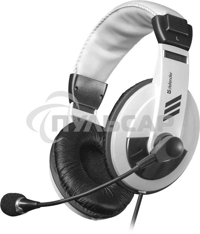 Наушники Defender Gryphon 750 белый, кабель 2 м