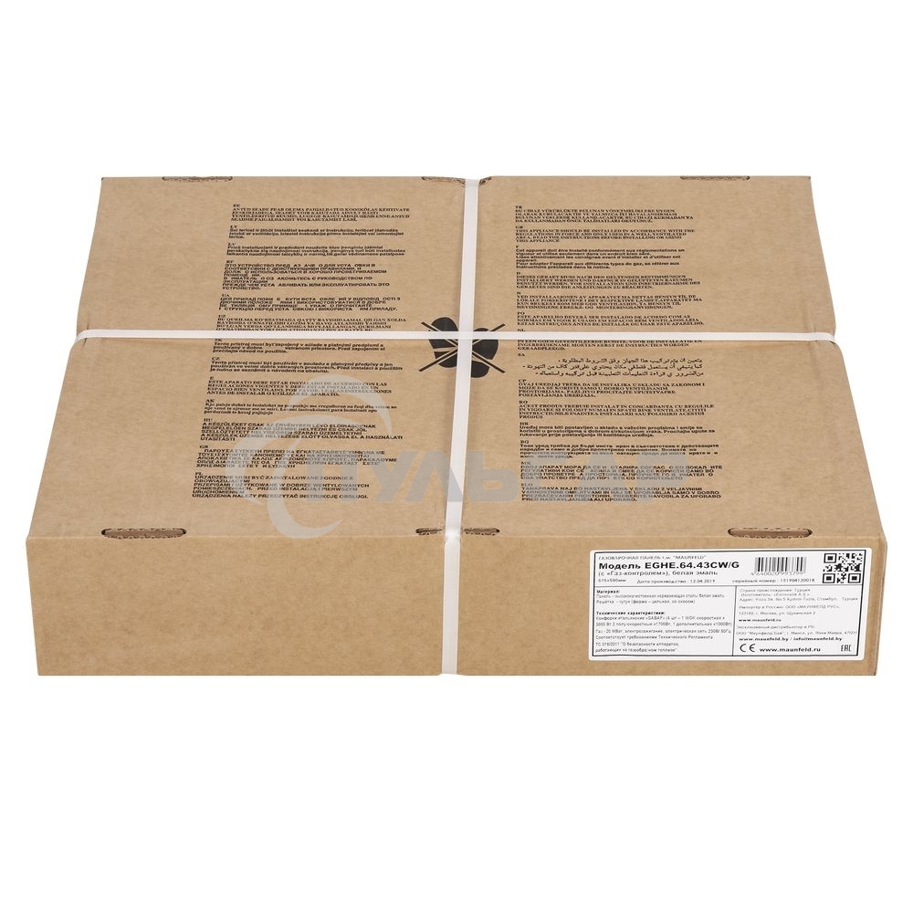 Газовая варочная панель Maunfeld EGHE.64.43CW/G