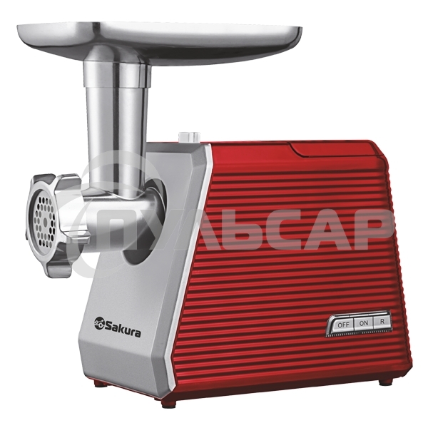 Мясорубка электрическая Sakura SA-6424R 2000Вт реверс + компл нас