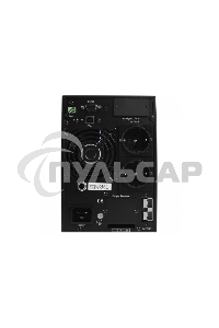 Источник бесперебойного питания Powerman Online 3000 Plus черный external battery pack (not included)(БЕЗ БАТАРЕИ)