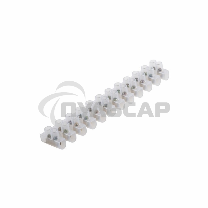 Клеммная колодка винтовая KВ-6 (2,5-6 мм²), ток 6 A, полиэтилен белый (ЗВИ) СМАРТКИП