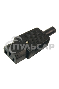 Сетевой штекер на шнур (1 шт.) (пакет БОПП) Rexant