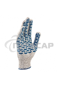 Перчатки трикотажные, ПВХ-покрытие 