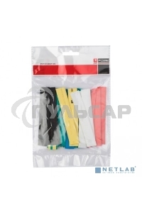 Набор трубок термоусадочных тонкостен. 30/15 (7 цветов по 3шт 100мм) EKF tut-n-30