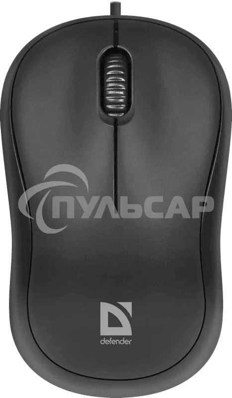 Мышь проводная Defender Patch MS-759 черный, 1000 dpi, USB, кнопки - 3