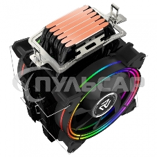 Кулер для процессора Alseye H120D черный, 120 мм, алюминий/медь, 2000 об/мин, 35.5 дБ, 4 pin, 200 Вт, 154 мм