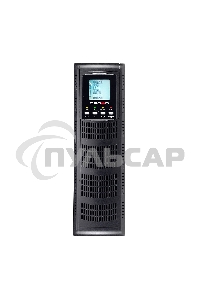 Источник бесперебойного питания CROWN On-Line CMUOA-300X-6K 6000VA/5400W, корпус металл, TOWER&RACK, 3U+3U, АКБ 16*12V/7AH, PF-0.9, AVR 110-300V, порт USB+RS-232, EPO, розетки - клемная колодка (Ph+N+GND), входной кабель 2,5 м, вентилятор охлаждения, авто