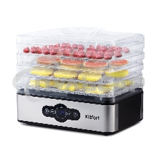 Сушилка для овощей и фруктов Kitfort KT-1914 5под. 240Вт черный