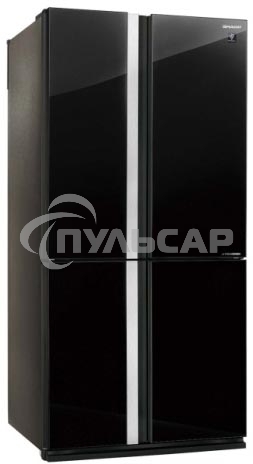Холодильник Sharp SJGX98PBK черный трехкамерный 394/211 л морозилка снизу