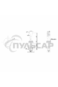 Тумблер 12V 20А (3c) ON-OFF однополюсныйс желтой подсветкойRexant