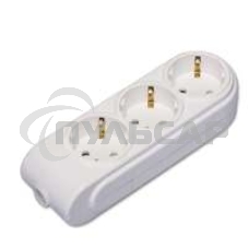 Колодка удлинителя 3-м с заземл. защ. шторки Makel N3210000 Колодка удлинителя 3-м с заземл. защ. шторки Makel N3210000